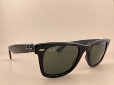 Ray Ban Wayfarer Sunglasses Italy RB 2140 901 Black Green G15 lens 50-22