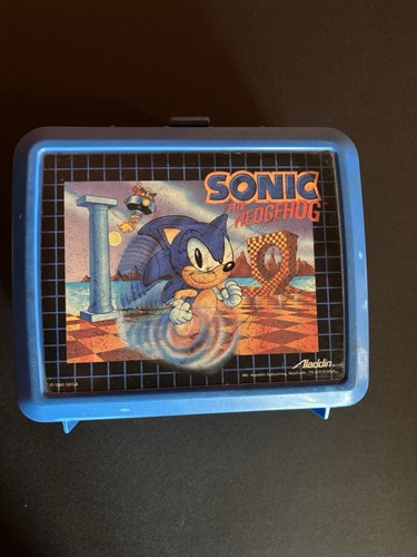 1993 Sonic The Hedgehog Aladdin Lunch Pal W/O The Original Thermos