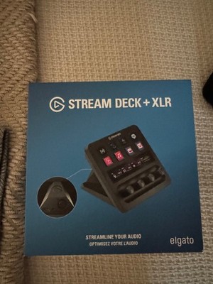 Elgato Stream Deck Plus + XLR Microphone Controller Corsair Black