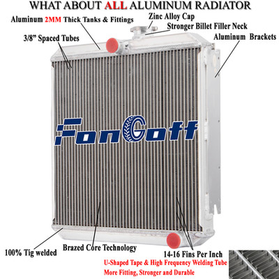 3 Rows Aluminium Radiator Fit 04-09 LAND ROVER Series 2a 2.25 ltr Petrol 4cyl MT