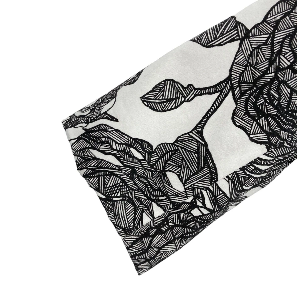 Chaqueta Blazer Halógena Mujer Pequeña Mediana Blanca Negra Floral Sencillo Pecho Foto 3 de 4