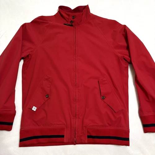 Visvim Windbreaker Jacket Mens Ketchikan Sz Large Waterproof Full Zip Red - product listing photo