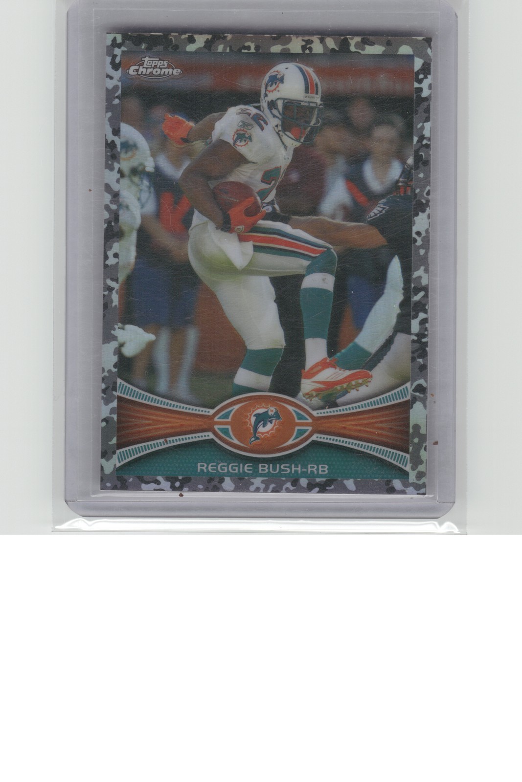 2012 Topps Chrome #75 Reggie Bush Camo Refractors #/499 B27R2C82