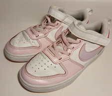 Nike Court Borough Low Recraft Girls' Kids Sneakers DQ0473-100 Pink Youth Size 3