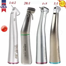 Dental 1:5 / 20:1 / 1:1 / 1:4.2 LED Fiber Optic Contra Angle Handpiece ST