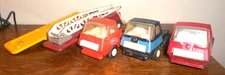 5 Piece 1970's Mini Tonka Pressed Steel Truck Lot