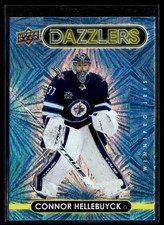 2021-22 Upper Deck Series 1 Dazzlers Blue #DZ-50 Connor Hellebuyck