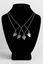 Friends Best And Ever Forever Necklace Set Silver Heart Charms Gift Jewelry