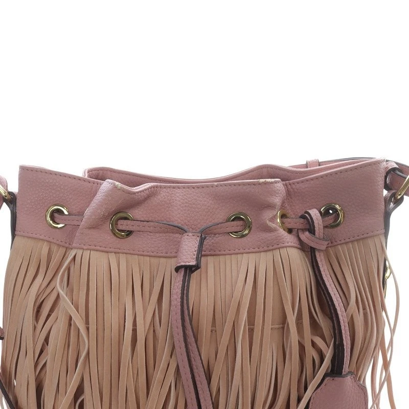 Samantha Vega бахрома наплечная сумка розовый переключатель стиль б/у женщин - Изображение 4 из 4