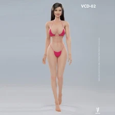 VERYCOOL VCD-02A 1/6 Female Action Figure Body Mid Bust Pale Skin Soldier Model