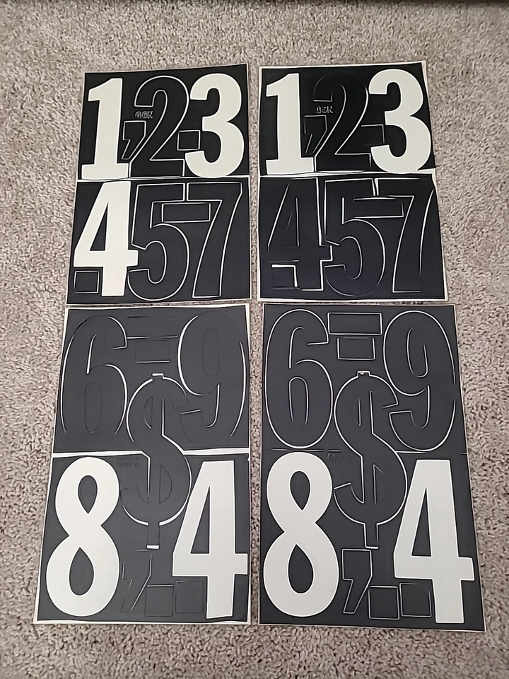 Lot of Headline Stick on Vinyl Letters - 6" | 2 New Packs & Lots of Used  - Image 4 of 4