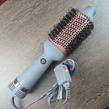 Hairitage Ceramic Volumizing Blow Dryer Brush for Curling and Straightening
