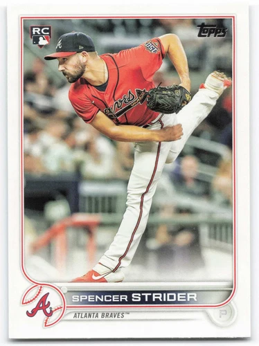 2022 Topps #509 Spencer Strider RC [Atlanta Braves] [Base Set Baseball Card]