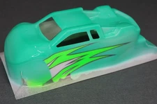 New Custom Painted Body for Losi Mini-T 2.0 1/16 Scale Truck w/Rear Spoiler