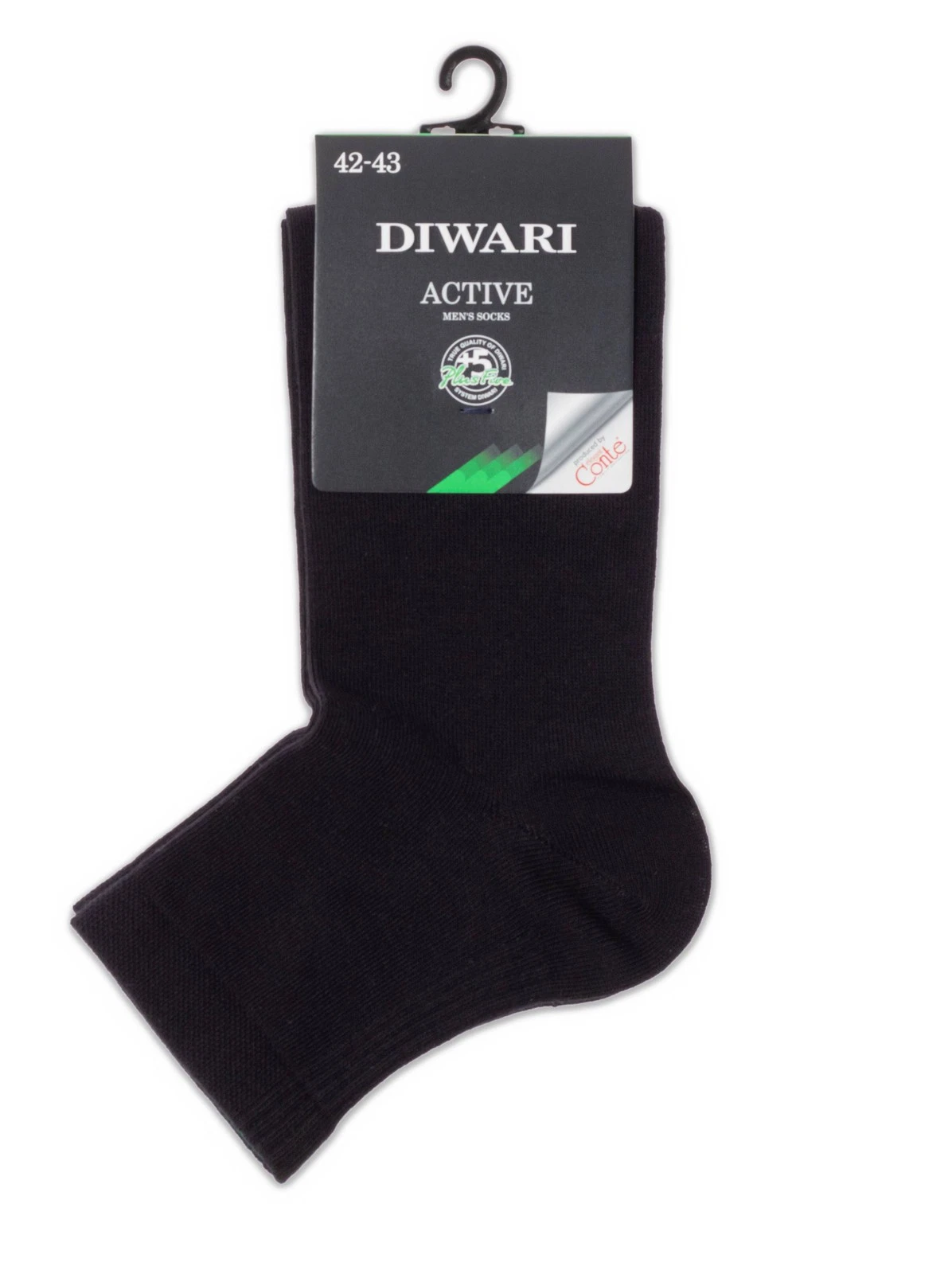 Lot of 6 pairs - Conte Classic Mid-Length Cotton Men's Socks - DiWaRi #20S-138SP