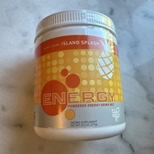 Live Pure Energy ISLAND SPLASH powdered drink mix-New! MFG: 02/2023. 30 servings