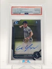 COLE YOUNG 2022 BOWMAN CHROME DRAFT 1ST AUTOGRAPH BASE AUTO PSA 10 Q0566