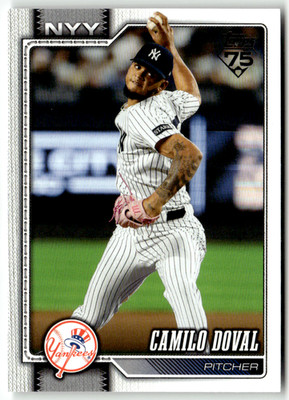 2026  Topps  MLB Series One  No. 75  Camilo Doval