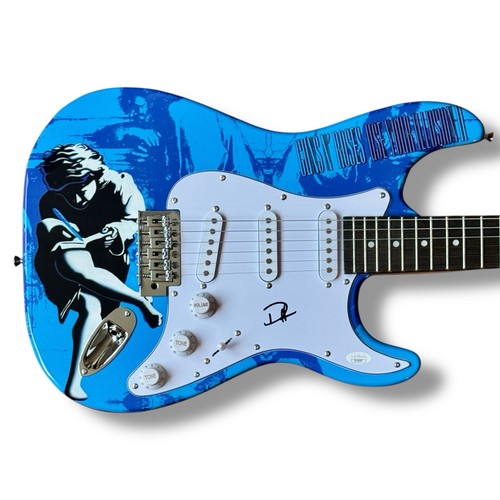 GUNS N ROSES signierte Gitarre 5er SET JSA COA Axl Rose Slash Duff Izzy Stradlin +1 - Bild 6 von 17