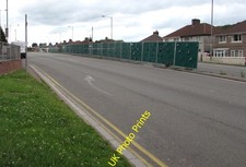 Photo 6x4 Temporary barrier in the middle of Malpas Road, Newport Newport c2016