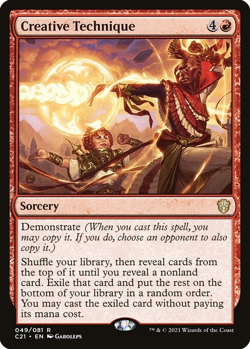 Creative Technique NonFoil Commander 2021 49 NM MTG