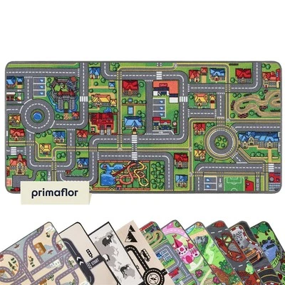 Spielteppich Kinderteppich Straßenteppich Auto Wohnteppich versch. Motive&Größen - Bild 1 von 4