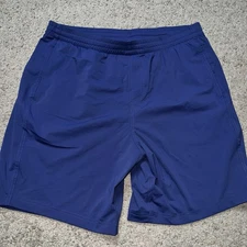 NWOT REDVANLY Men's Hanover 9” Pull-On Golf Shorts Blue Large