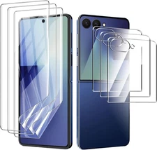 3Pack Fr Samsung Galaxy Z Flip7/6/5/4/3 Hydrogel TPU Screen Protector Full Cover