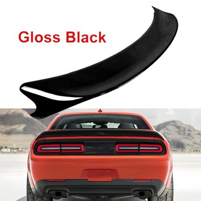 Gloss Black Trunk Spoiler Wing For 2015-2023 Dodge Charger Highkick Redeye Style