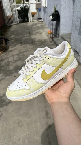 Nike Dunk Low Retro Yellow Strike Size 10