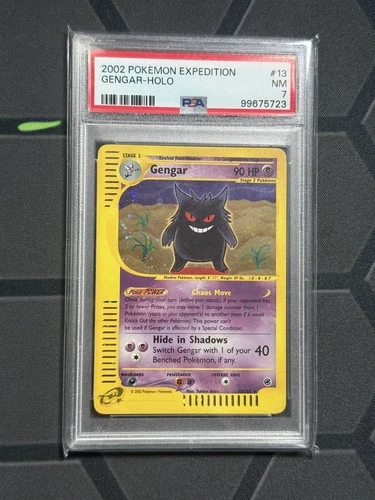 Pokemon Gengar Expedition Holo Rare #13 PSA 7