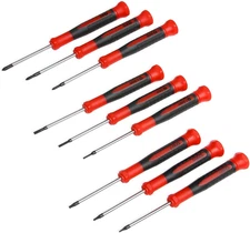 9-Piece Precision Screwdriver Set | Phillips #0, #00, #000 | Flat 1.5Mm, 2.0Mm,