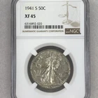 1941 S Walking Liberty Half Dollar NGC XF45 San Francisco Silver