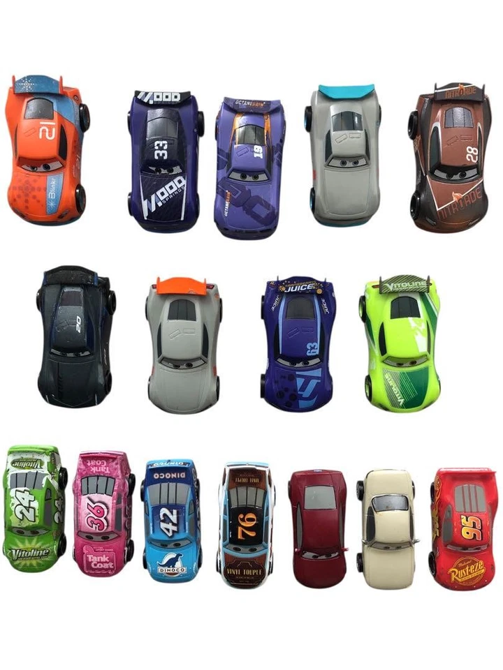 Disney Pixar Cars Mega Figure Set 16pc Disney Store Collectible Mini Cars - Image 2 of 3