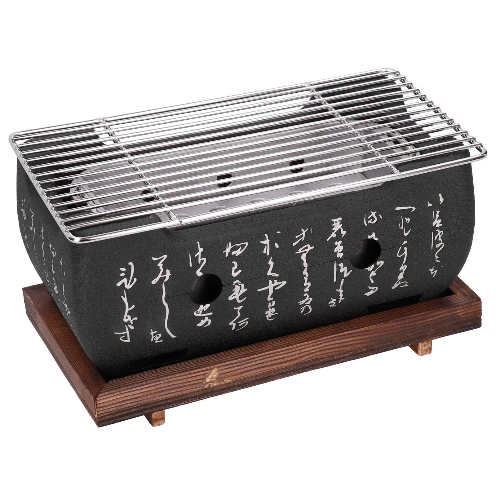 Barbecue Grill, Aluminium Alloy Japanese Style BBQ Grill Portable Camping Gri...