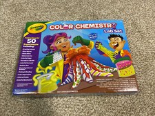 NEW! - CRAYOLA - COLOR CHEMISTRY LAB SET - 50 EXPERIMENTS
