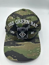 The Corps USS Green Bay LPD 20 Green Como Baseball Cap Hat One Size