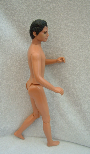 MICHAEL JACKSON male doll figure 11.5" jointed NUDE for play, dressing or OOAK - Picture 7 of 7