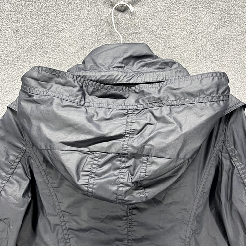 Laundry by Shelli Segal Jacke Damen Small Dark Navy Mantel Parka beschichtet Kapuze - Bild 15 von 19