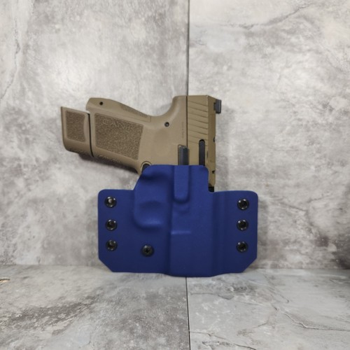 OWB Holster With MM Wings In Police Blue Choose Your Model. - Picture 10 of 11