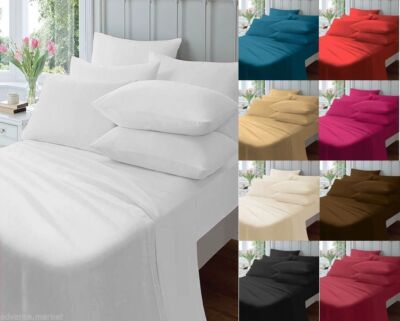 Luxurious X-Deep 15'' 6PC Sheet Set EgyptianCotton 600TC All Color  US-Cal-King