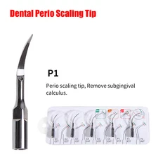 5x Dental Ultrasonic Scaler Tips Fit Woodpeck EMS Cavitron Handpiece P1