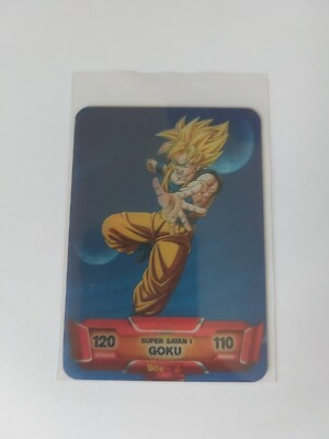 Goku N 142 Dragon Ball Z Super 3D Special Edition Lamincards - Edibas 2013