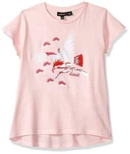 Diesel Big Girls S/S Pink Top Size 7 8/10 12 14/16