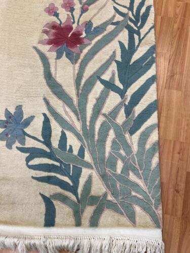 2'6" x 12'2" Chinese Art Deco Oriental Rug Floor Runner - Hand Made - 100% Wool - Picture 2 of 11