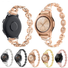 Women Metal Wrist Band Bling Strap For Samsung Galaxy Watch Active 2 40/44mm