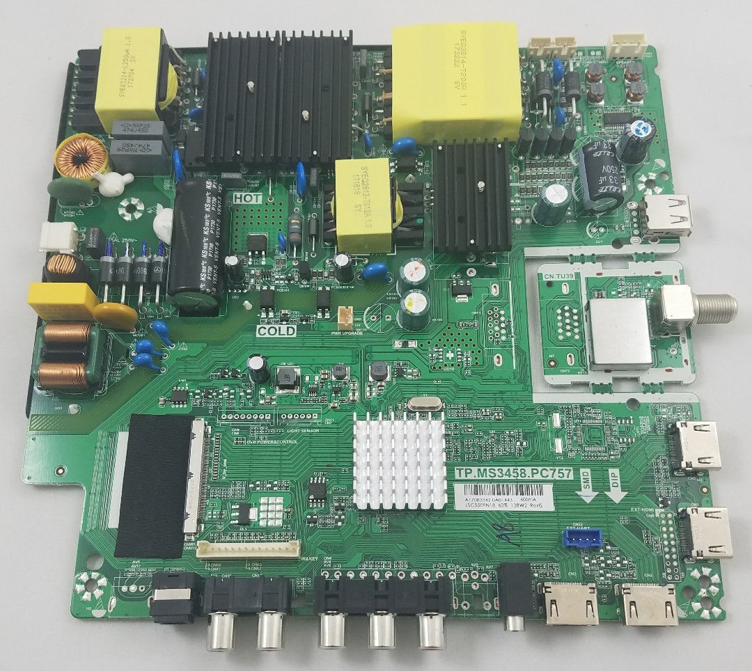 Carte Principale / Alimentation Pour TV RCA RTU5540B - TP.MS3458.PC757 / AE0011129 (Pièce Détachée B36p)