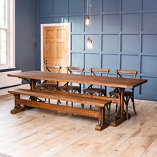 BESPOKE PINE DINING TABLE HANDMADE DINING TABLE WOODEN DINING TABLE MANY SIZES