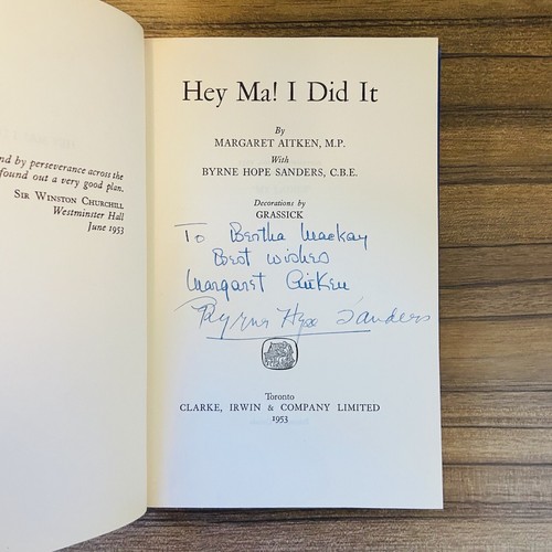 Hey Ma! I did It Margaret Aitken INSCRIBED 1st Edition - Picture 12 of 15