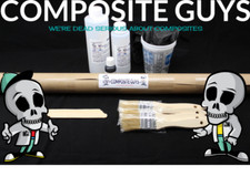 CARBON FIBER 2' X 4' COMPOSITES LAMINATING SKINNING WRAPPING KIT 2X2 TWILL 3K